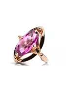 Amethyst Original Vintage 14K Rose Gold Ring Vintage style vrc047r